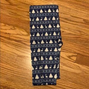 Winter print leggings
